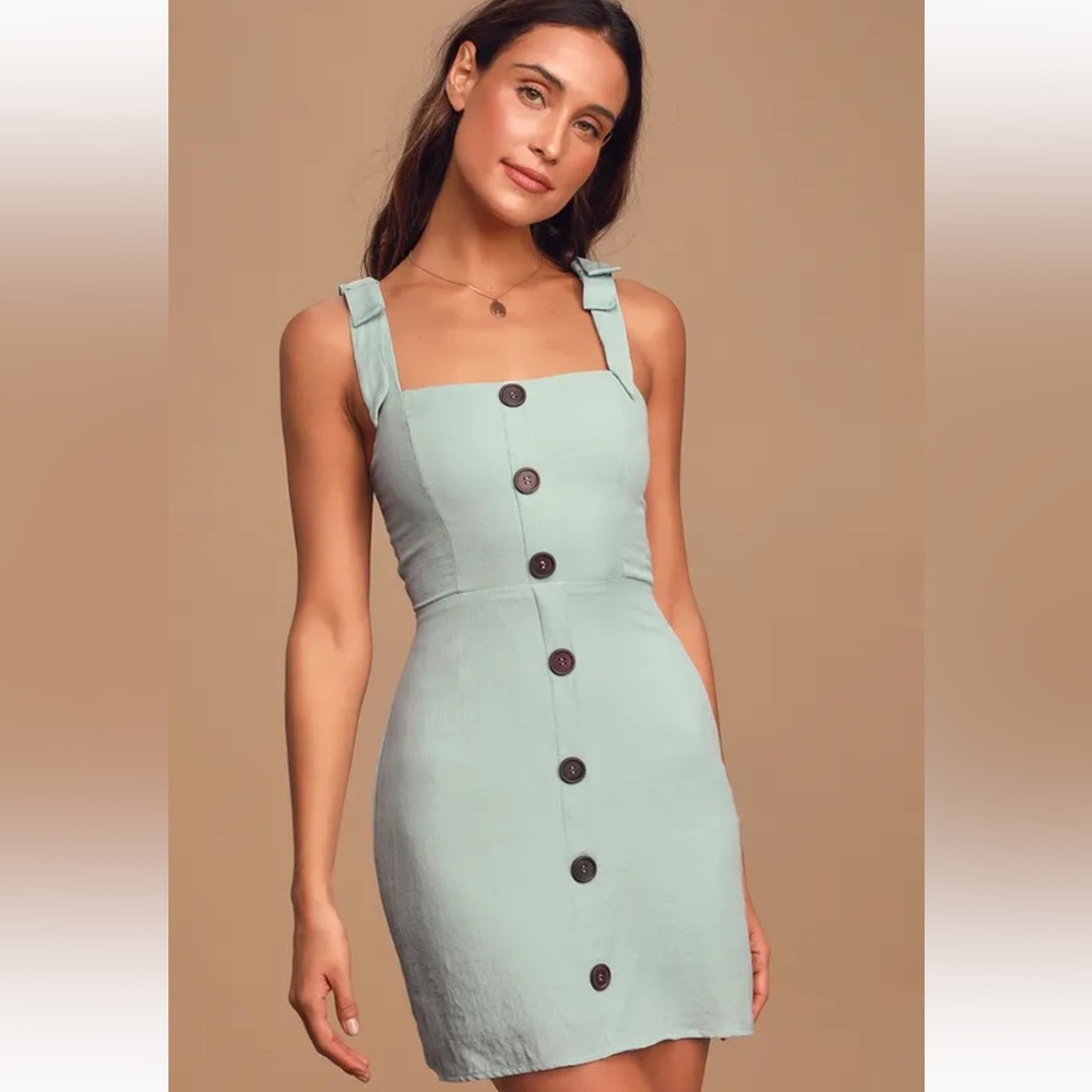 Light Blue Mini Dress